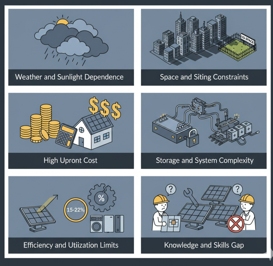 Disadvantages of Photovoltaic Cells