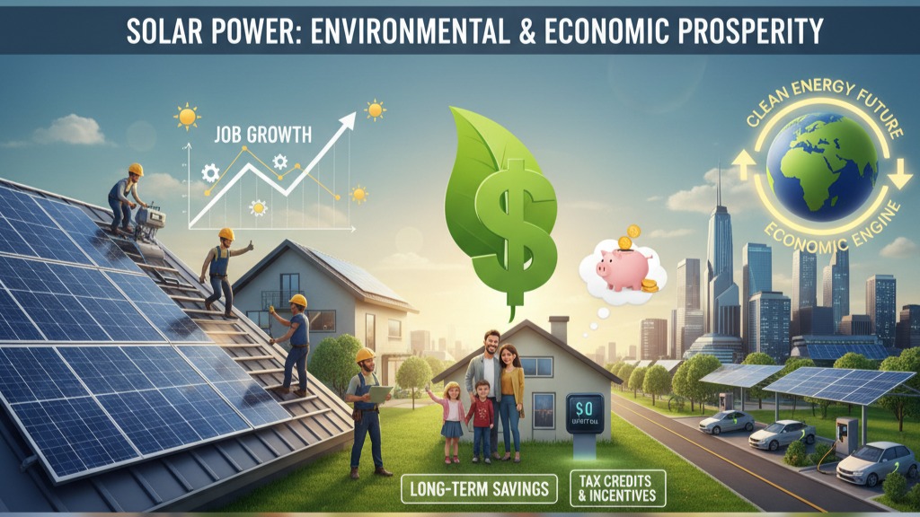 Economic and Social Benefits of Solar Energy