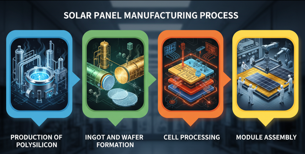 Solar Panel Manufacturing Process