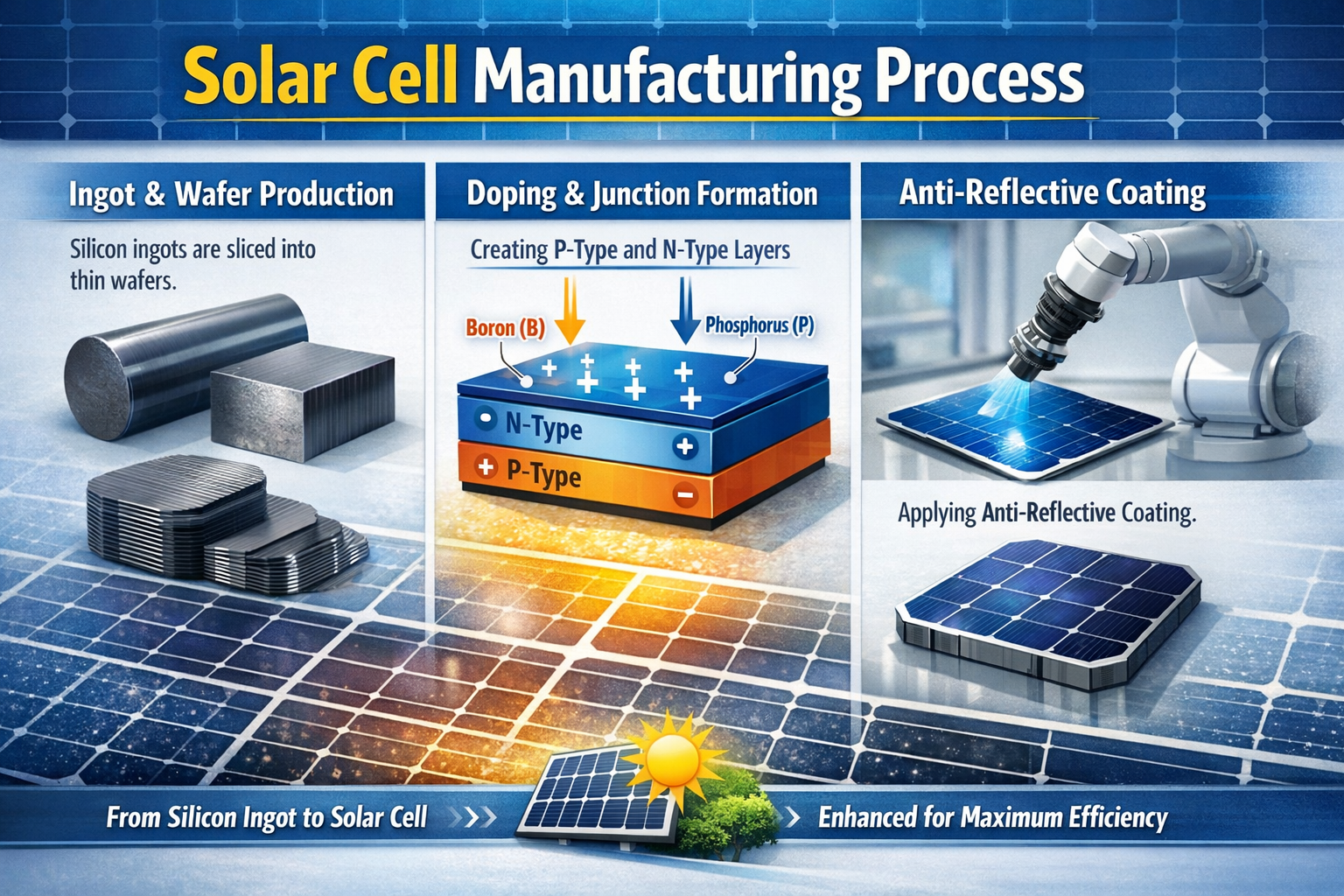 Solar Cell Manufacturing Process